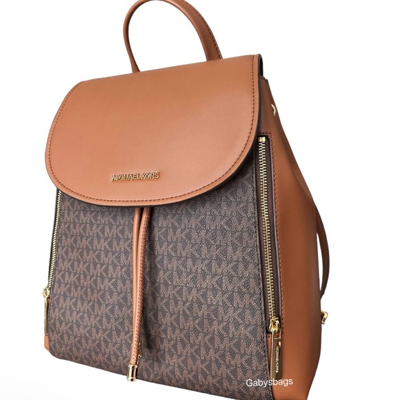 Michael Kors Phoebe Medium Backpack Drawstring School Bag - Picture 4 of 6